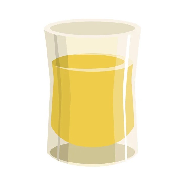 Tequila cup mexican drink icon — Stock Vector