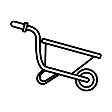 el arabası bahçe aracı satır biçimi