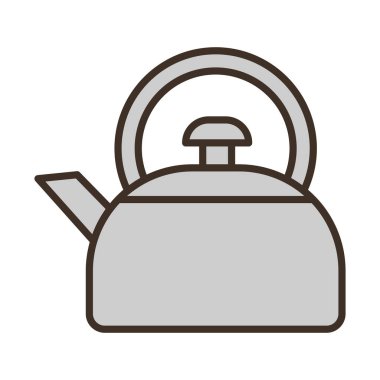 Kahve ısıtıcısı doldurma biçimi simgesi