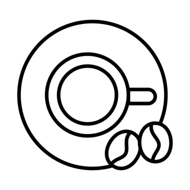 Kahve seramik bardakta, tanecikli içecek.