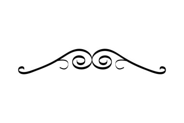 Zarif bölme Viktorya tarzı simgesi