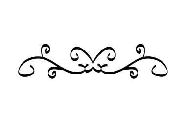 Zarif bölme Viktorya tarzı simgesi