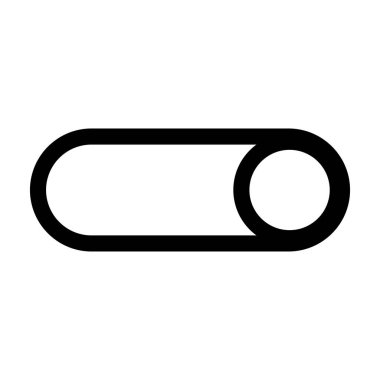 Manuel düğme arayüz çizgisi biçimi simgesi