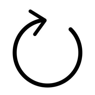 Okun arayüz satır simgesini yeniden yükle