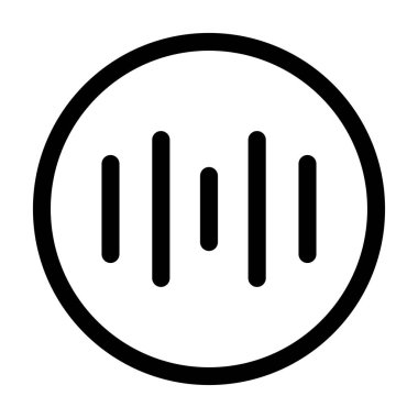 ses dalgaları arayüzü satır simgesi