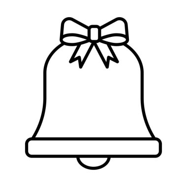 Mutlu Noeller çan çizgisi tarzı ikon