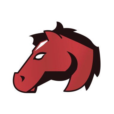 At başlı hayvan amblemi simgesi