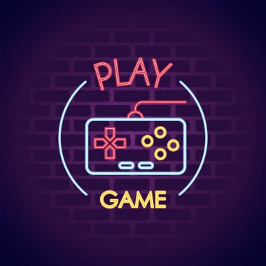 Neon biçiminde video oyunu denetimi