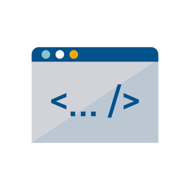 şablon web sayfası izole edilmiş simgesi