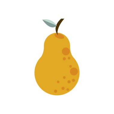 armut taze meyve izole ikonu