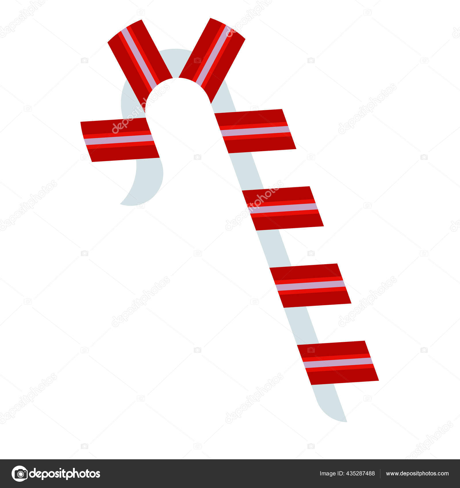 Feliz Natal doce cana branca e vermelha cores imagem vetorial de ©  jemastock #435287488