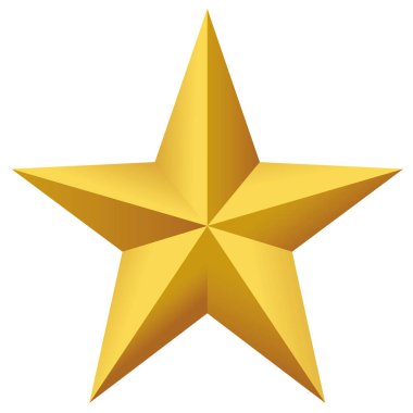 Mutlu noeller altın yıldız ikonu