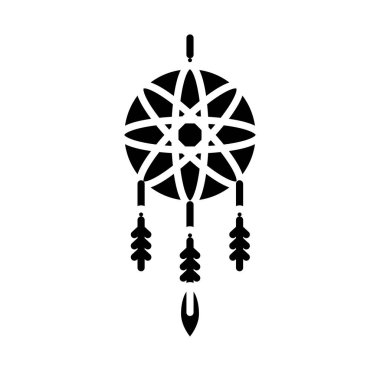 rüya yakalayıcı siluet biçim simgesi