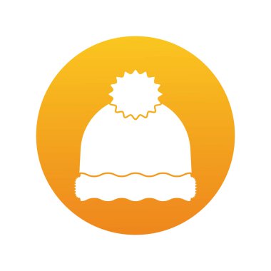 Mutlu noeller şapka blok tarzı ikon