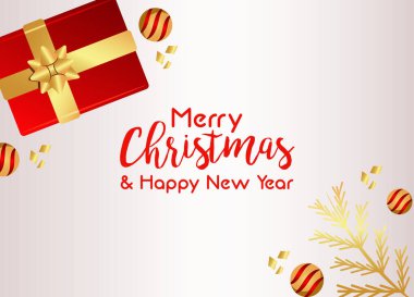 Mutlu noeller ve mutlu yeni yıl kartpostalları.