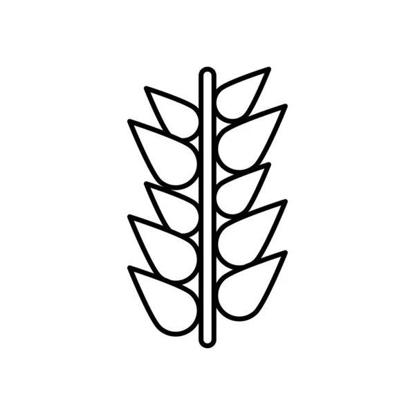 Spike línea de cebada icono de estilo — Archivo Imágenes Vectoriales