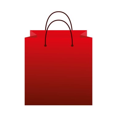 alışveriş çantası kırmızı renk simgesi