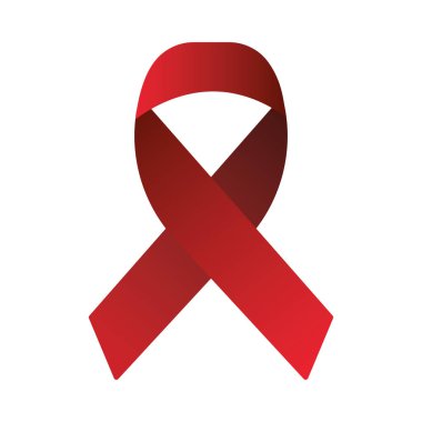 kurdele kampanyası kırmızı renk bağış kan ikonu