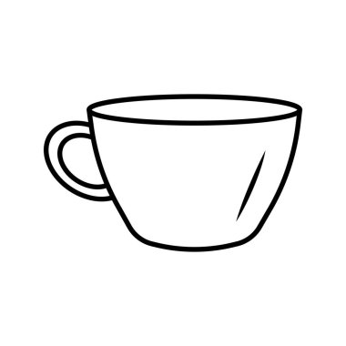 fincan mutfak çatal bıçak çizgisi biçim simgesi