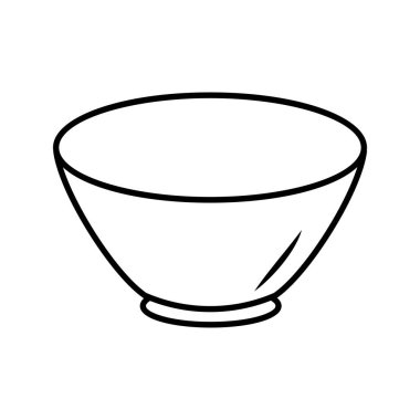 Kase mutfak gereçleri satır simgesi