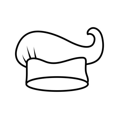 Şef kapağı üniforması aksesuar tarzı simgesi