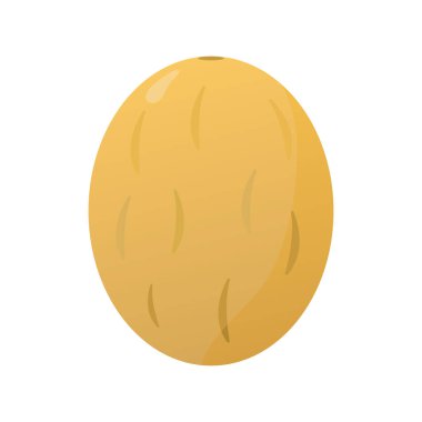 Kavun taze lezzetli meyve izole edilmiş stil ikonu