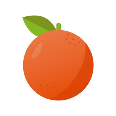 portakal taze lezzetli izole edilmiş stil ikonu