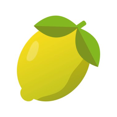 limon taze lezzetli meyve izole edilmiş stil simgesi