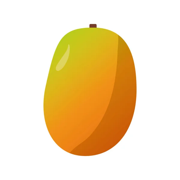 Mango świeże pyszne owoce izolowane styl ikona — Wektor stockowy