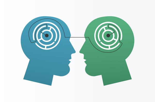 профили с иконкой типа линии психолога лабиринтов