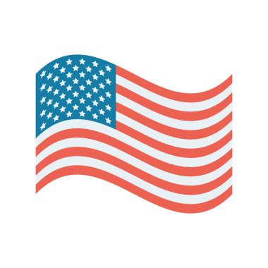 Amerika Birleşik Devletleri bayrağı dalgalanıyor