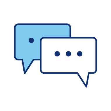 Konuşma baloncukları satır biçimi simgeleri