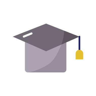 mezuniyet şapkası düz biçim simgesi