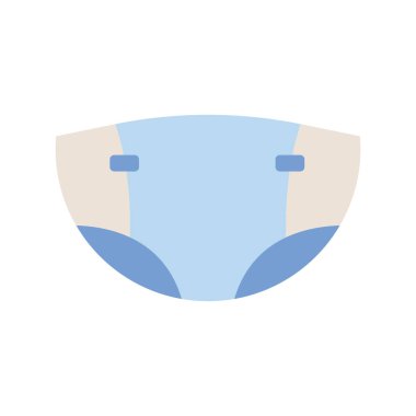 bebek bezi düz stil simgesi