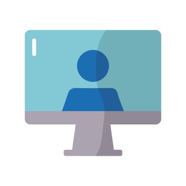 kullanıcı avatarıyla masaüstü bilgisayar aygıtı