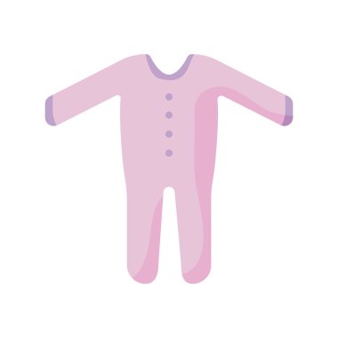Bebek tulumu düz stil simgesi