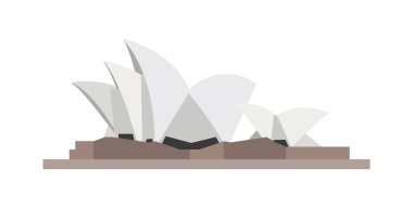 Sydney Avustralya Operası anıtı simgesi