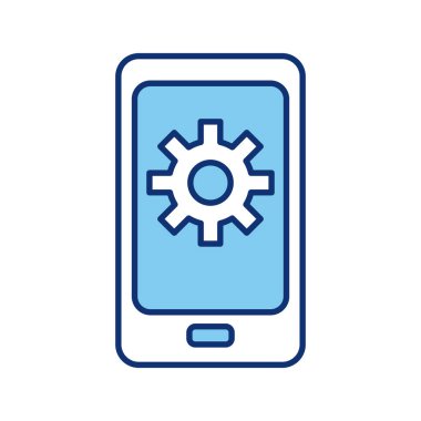 akıllı telefon satırı biçimi simgesi