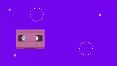 Memphis retro tarzındaki kasetler