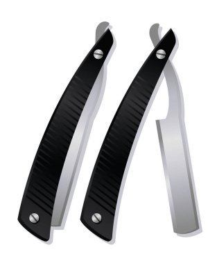 Usturalar kuaför aletleri simgeleri