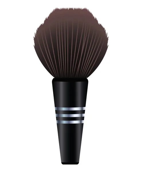 Cepillo herramienta de peluquería icono del equipo — Vector de stock