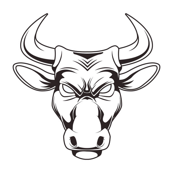 символ дикой головы быка