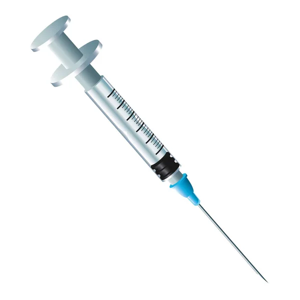 Injectiespuit geneesmiddel icoon — Stockvector