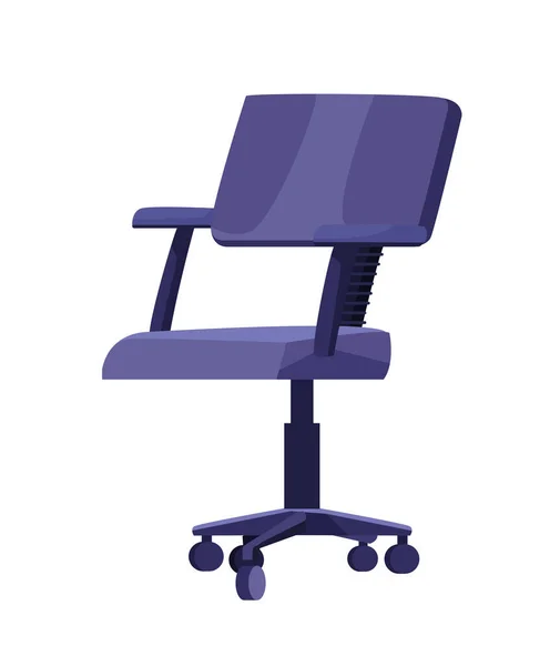 Office chair forniture isolated icon — Διανυσματικό Αρχείο