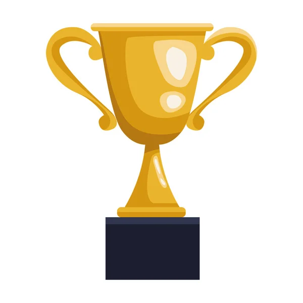 Gouden beker award icoon — Stockvector