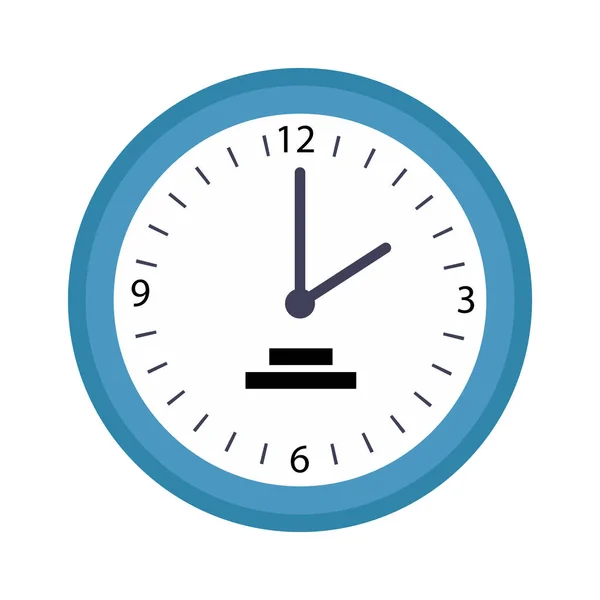 Relógio de tempo ícone da parede —  Vetores de Stock