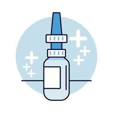 droper ilaç şişesi sağlık simgesi