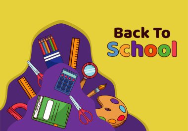 Okul mektuplarına set malzemesi ile geri döndüm.