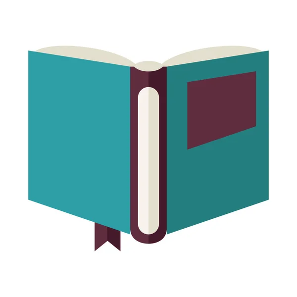 Libro de texto oferta de educación abierta icono — Archivo Imágenes Vectoriales