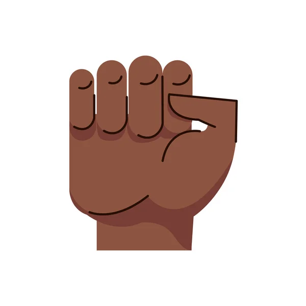 Иконка жеста человеческого кулака — стоковый вектор